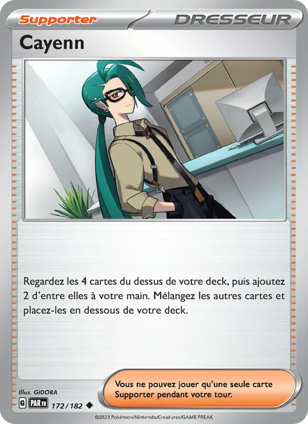 Cayenn 172/182 — EV04 – Faille Paradoxe — Carte Pokémon française