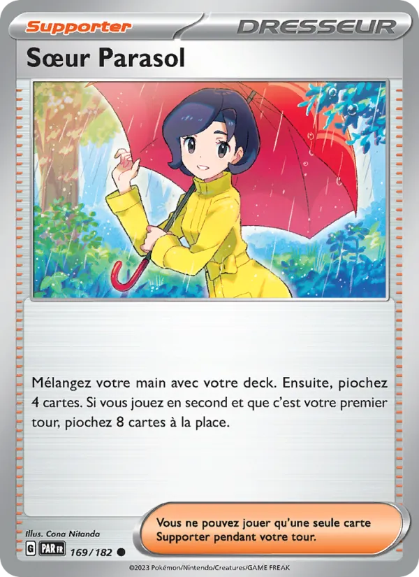 Sœur Parasol 169/182 — EV04 – Faille Paradoxe — Carte Pokémon française