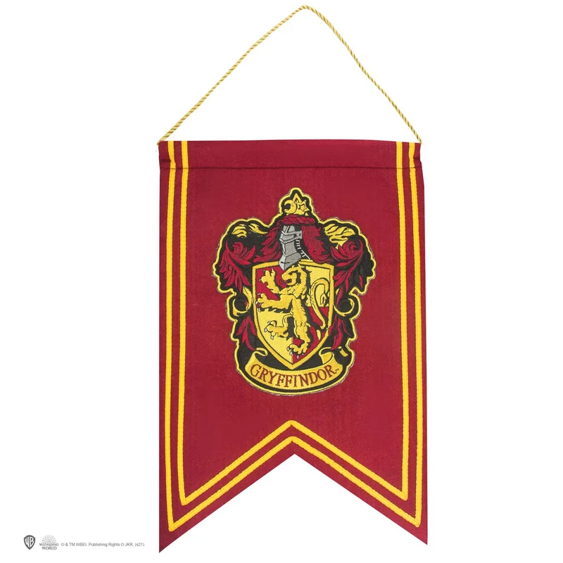 Bannière Gryffondor - Harry Potter Rouge