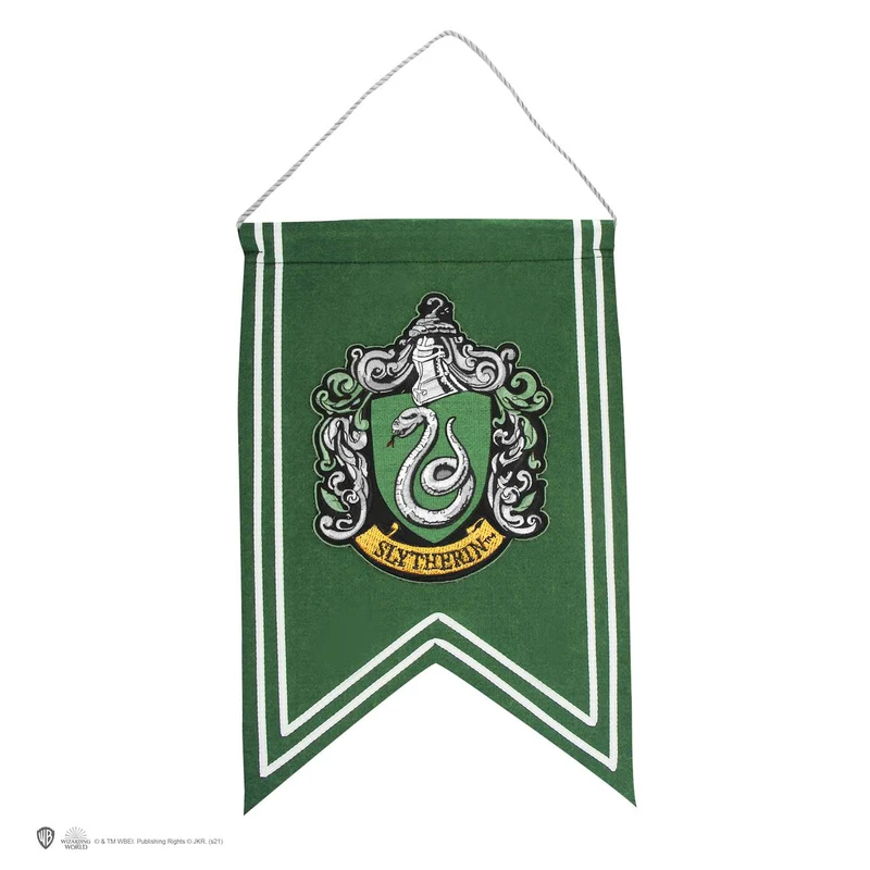 Bannière Serpentard - Harry Potter Vert
