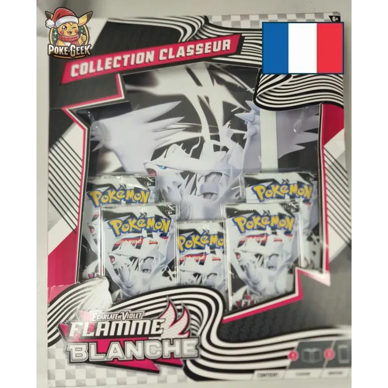 Collection Classeur Pokémon EV10.5 Flamme Blanche – FR – Emballage abîmé