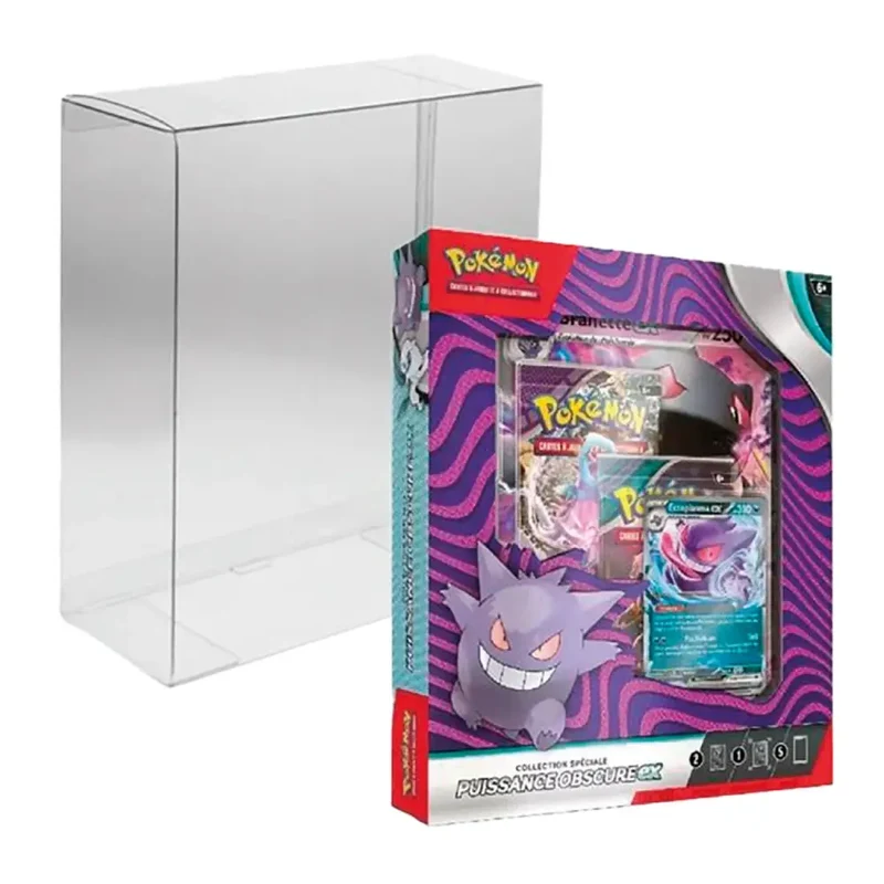 Crystal Box Standard – Protection Coffret Pokémon – Boitier Transparent X1