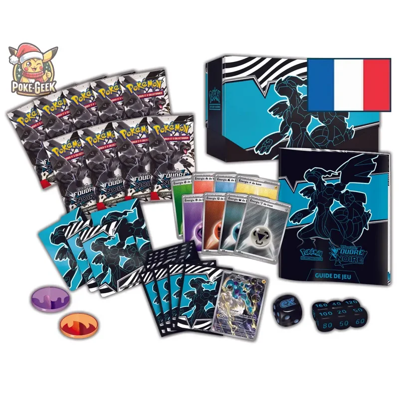 Coffret Dresseur d'Élite Écarlate & Violet : Foudre Noire / Flamme Blanche – FR
