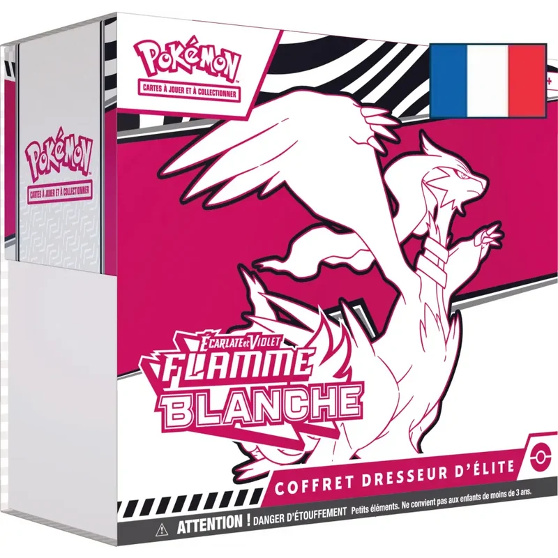 Coffret Dresseur d'Élite Écarlate & Violet : Foudre Noire / Flamme Blanche – FR