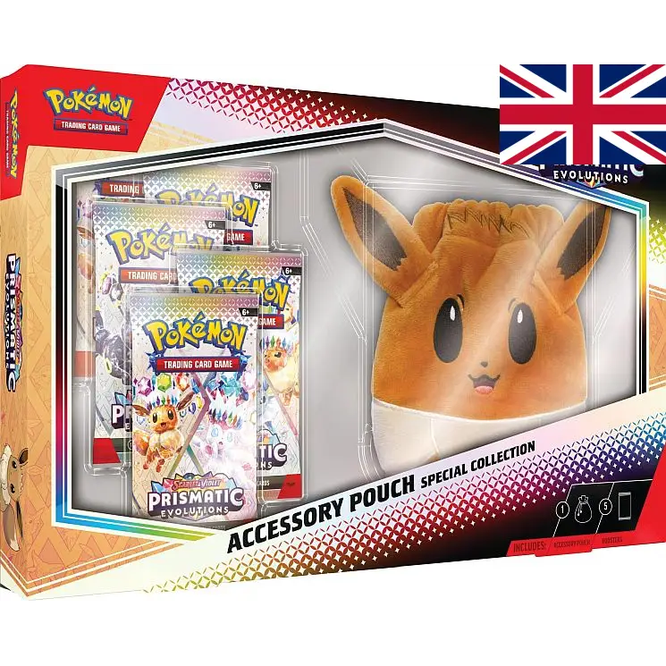 🚩Anglais🚩 Prismatic Evolutions - Accessory Pouch Special Collection (5 Boosters) EV 8.5 - 🚩Anglais🚩