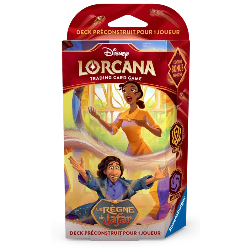Deck de Démarrage Tiana & Bruno – Disney Lorcana Chapitre 8 : Le Règne de Jafar – Français