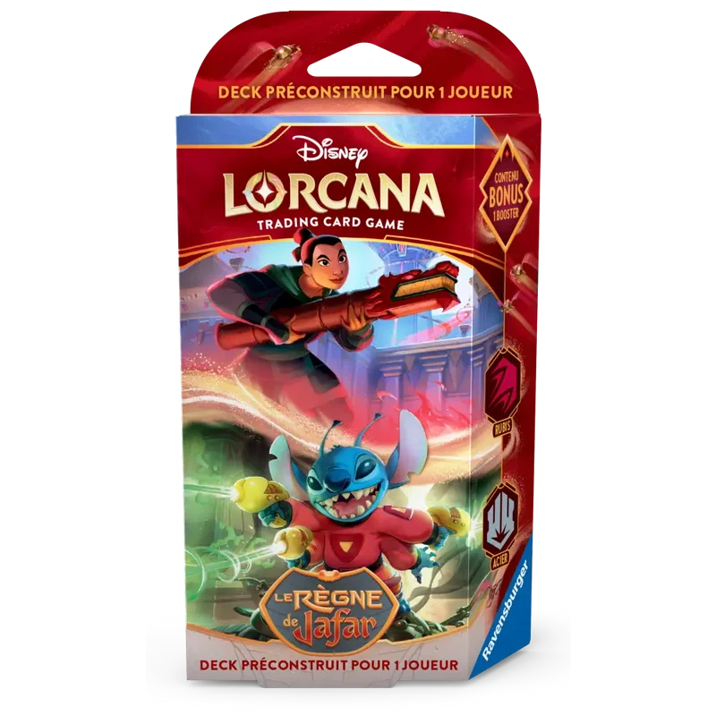 Deck de Démarrage Mulan & Stitch – Disney Lorcana Chapitre 8 : Le Règne de Jafar (FR)