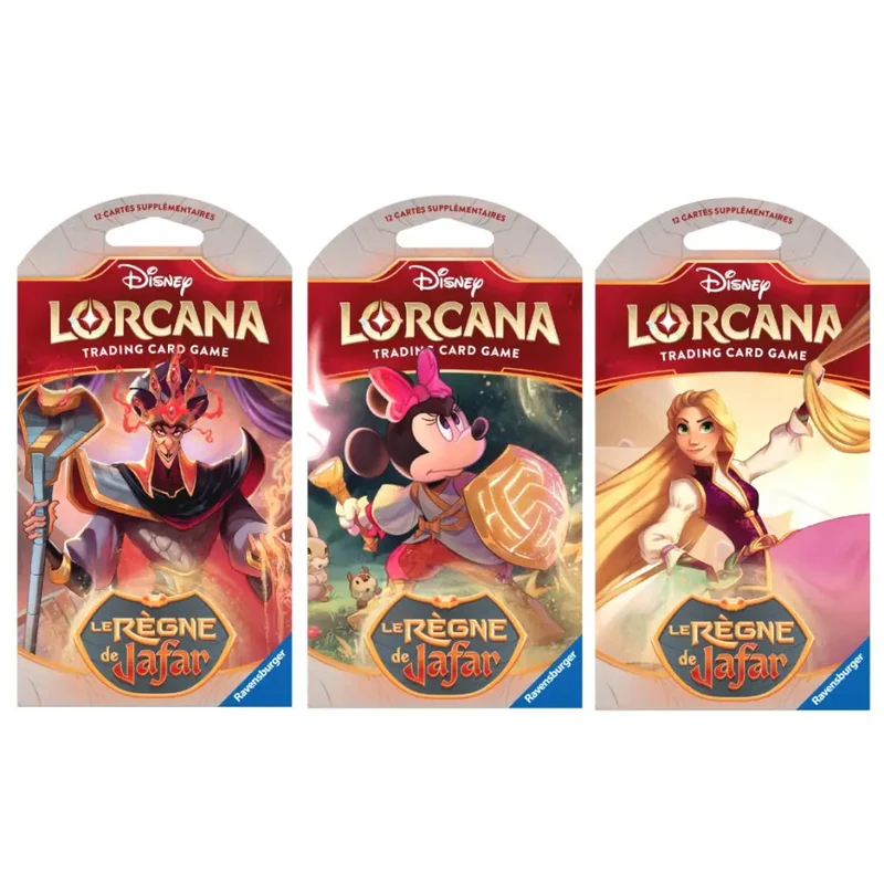 DISNEY Lorcana – 1 Booster Cartonné Chapitre 8 – Le Règne de Jafar (FR)