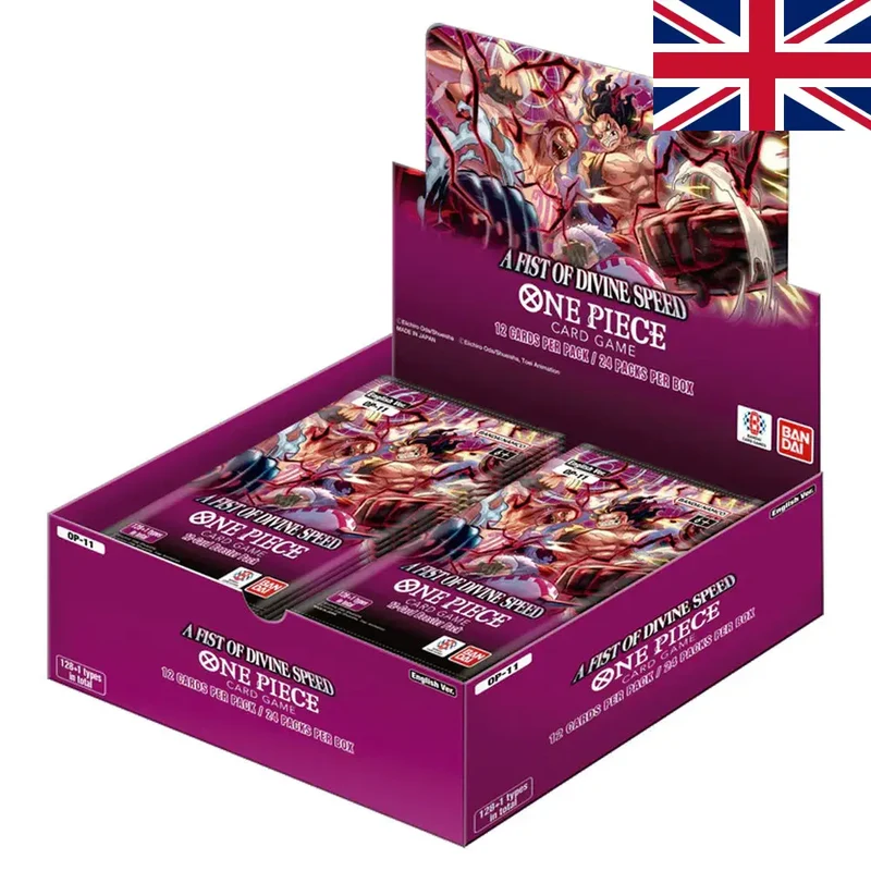 Display de 24 Boosters One Piece Card Game - OP11 : Des poings vifs comme l'éclair Anglais