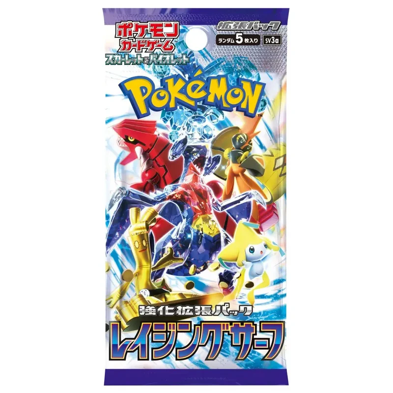 Booster Pokémon SV3a : Raging Surf – 5 cartes – Japonais