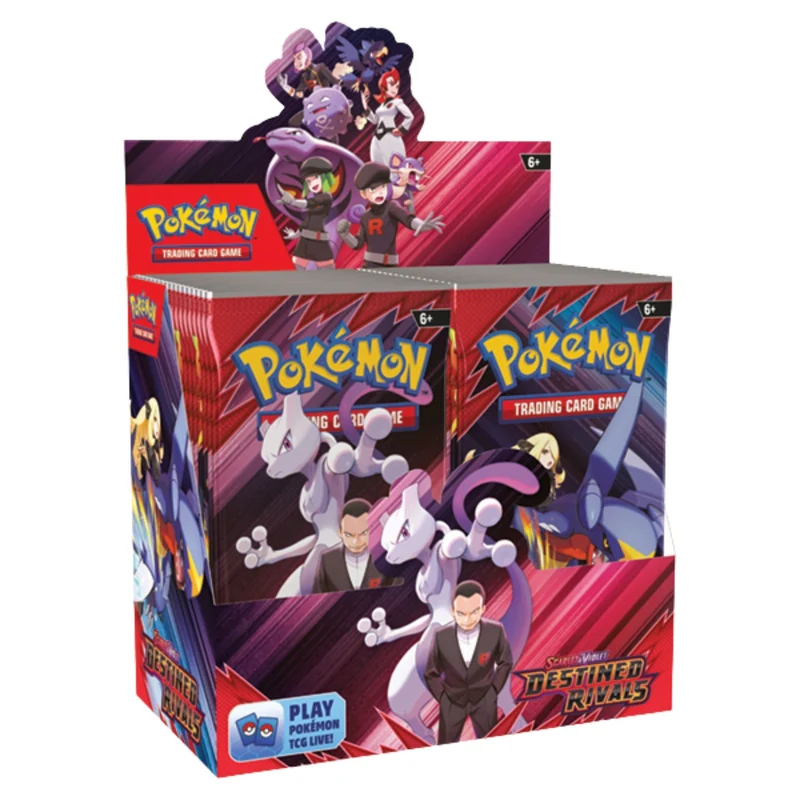Bundle Display Pokémon SV10 Destined Rivals ANGLAIS (EN) – 36 Boosters + Protection Acrylique Phoenix Shield