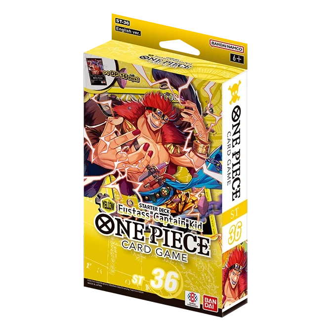 Starter Deck One Piece ST-36 Yellow Eustass Captain Kid – Anglais