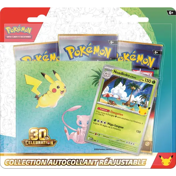 Collection Autocollant Tech Pokémon 30e Anniversaire – Français