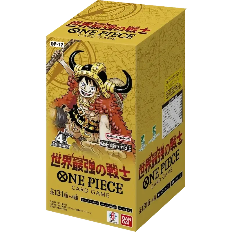 Display One Piece OP-17 The World's Strongest Warriors – Japonais