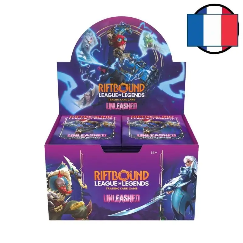 Display Riftbound – Set 3 Déchaînement – 24 Boosters – Français