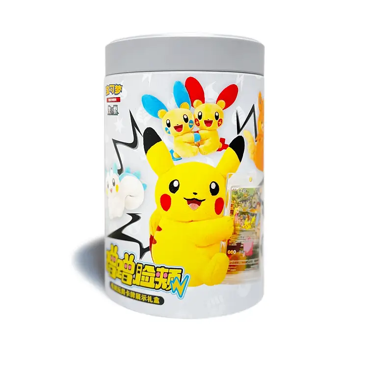 Pokémon Nuzzle Cheeks Blind Box Chinois – Peluche + Carte AR + Boosters
