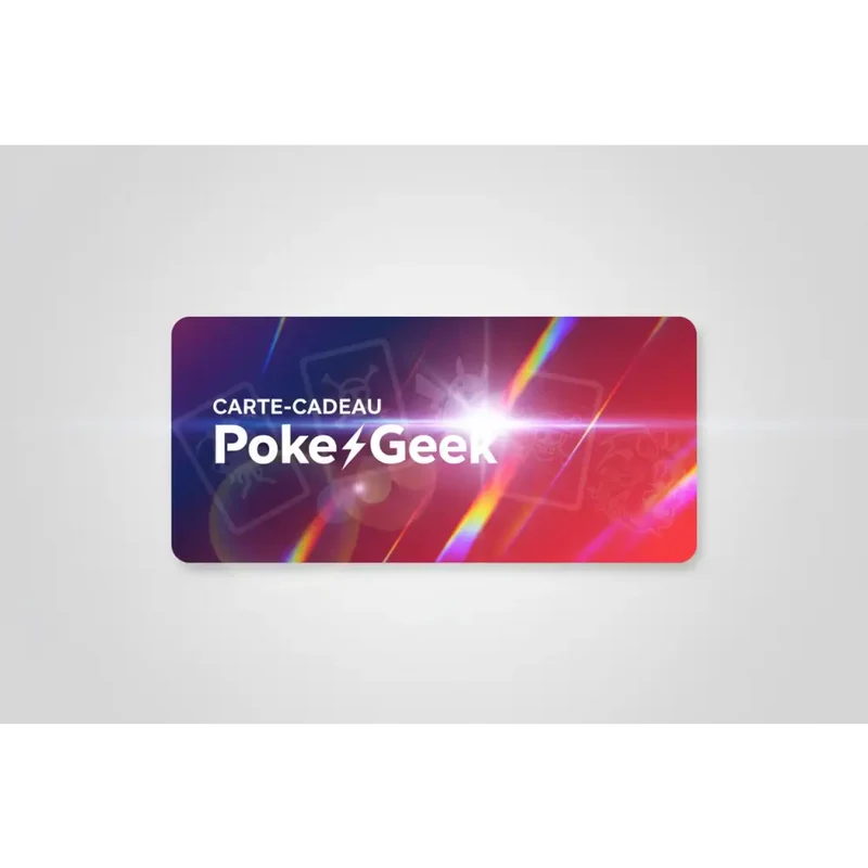 Carte-Cadeau Poke-Geek – Offrez du TCG Pokémon, One Piece & Plus