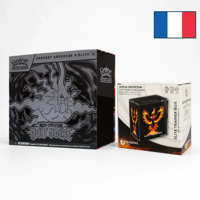 Bundle ETB ME05 Nuit Noire + Protection Acrylique Phoenix Shield – FR