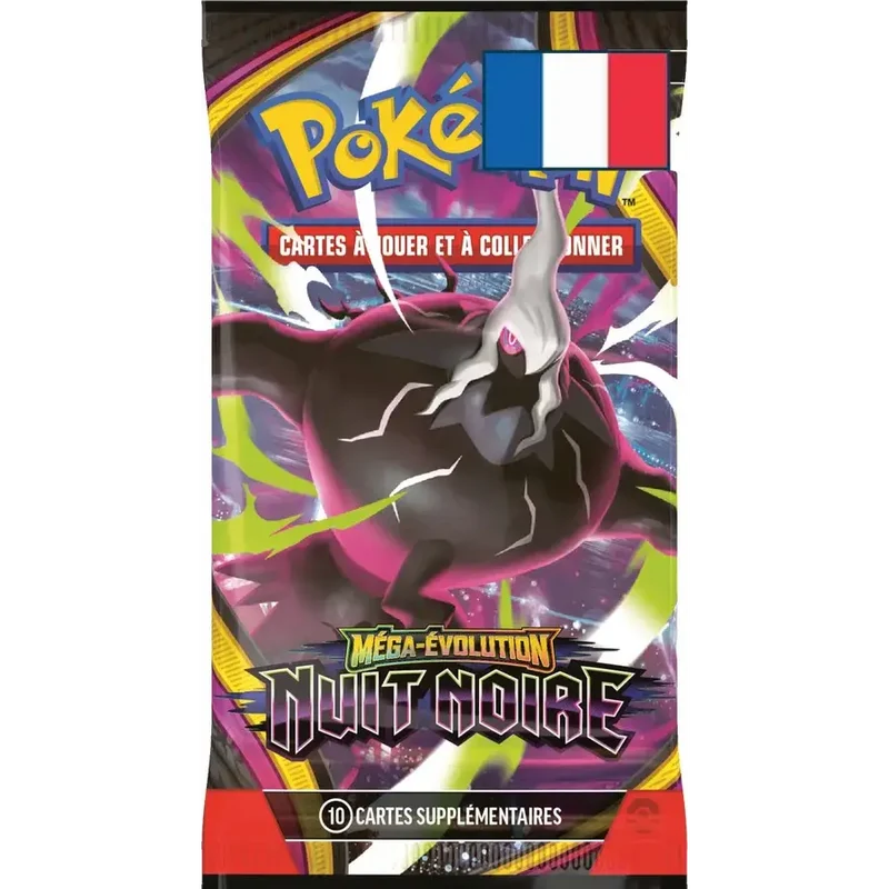 Booster Pokémon ME05 Nuit Noire – Illustration aléatoire – FR