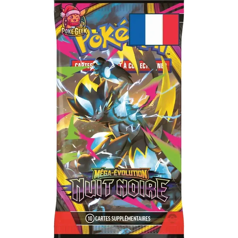 Booster Pokémon ME05 Nuit Noire – Illustration aléatoire – FR