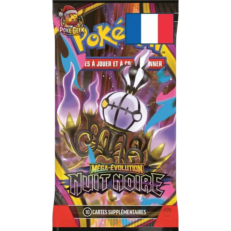 Booster Pokémon ME05 Nuit Noire – Illustration aléatoire – FR