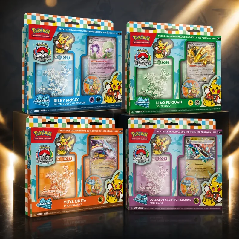 Deck des Championnats du Monde Pokémon 2025 – 1 Deck Aléatoire – Français