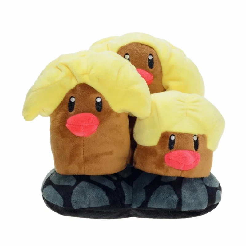Digtri - Figurine Pokémon Peluche Dugtrio (environ 18cm)