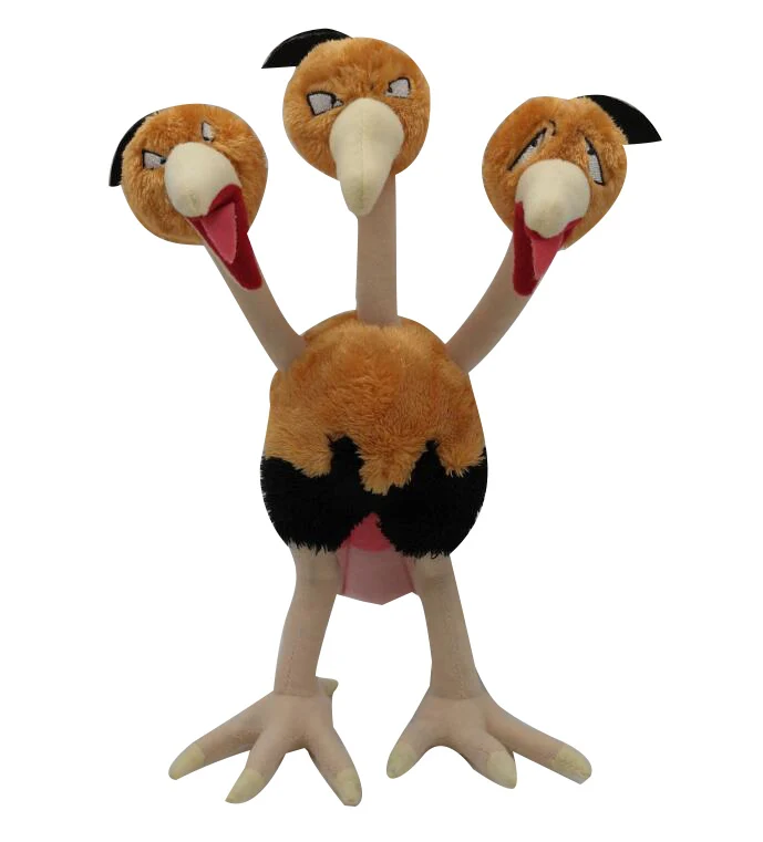 Dodri / Dodrio Pokemon Peluche (environ 30cm)