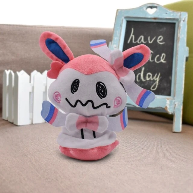 Anime Kawaii Q Leafeon Jolteon Vaporeon Flareon Espeon Umbreon Glaceon figurines en peluche
