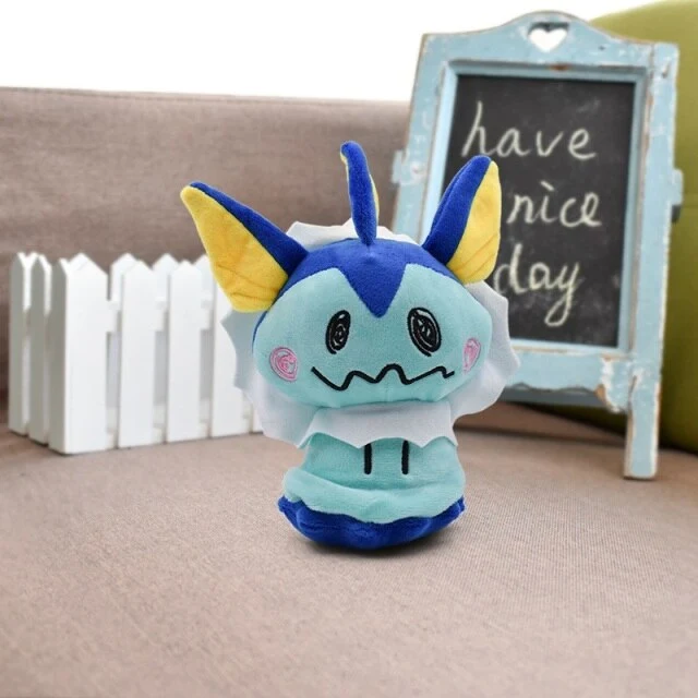 Anime Kawaii Q Leafeon Jolteon Vaporeon Flareon Espeon Umbreon Glaceon figurines en peluche