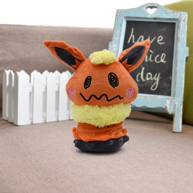 Anime Kawaii Q Leafeon Jolteon Vaporeon Flareon Espeon Umbreon Glaceon figurines en peluche