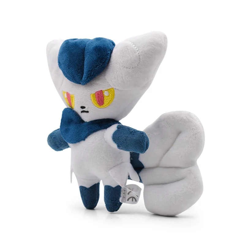 Psiau - Espurr ou Psiaugon - Peluche Pokemon Meowstic Animaux en Peluche (environ 17cm - 19cm)