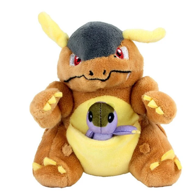 Peluche Pokemon Lickitung, Kangaskhan, Gastly, Rattata Pokemon (env. 13cm)