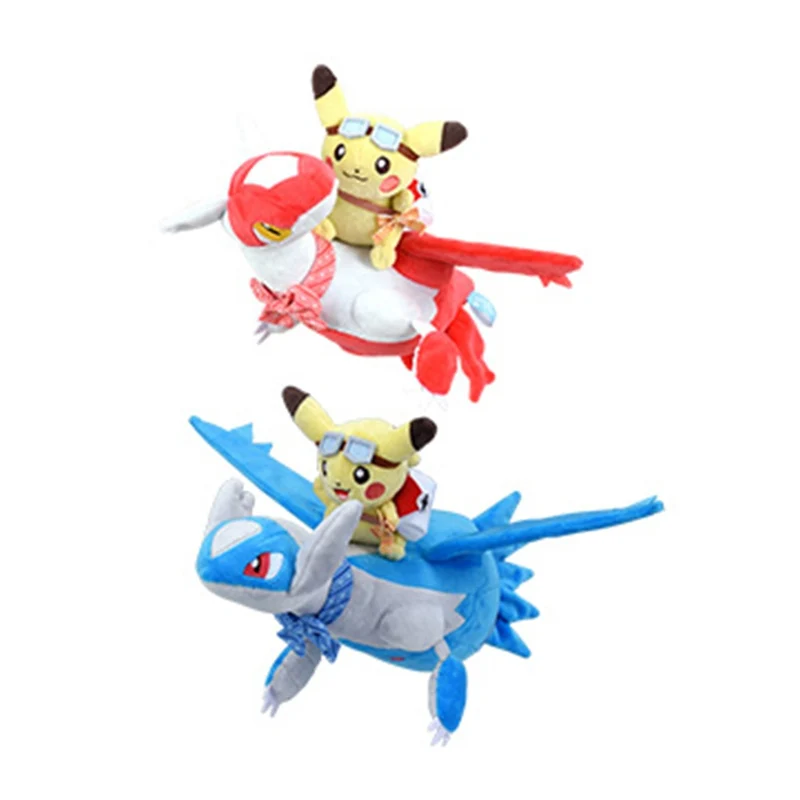 Peluche Pikachu & Latios / Latias Peluche Pokémon (env. 25cm)
