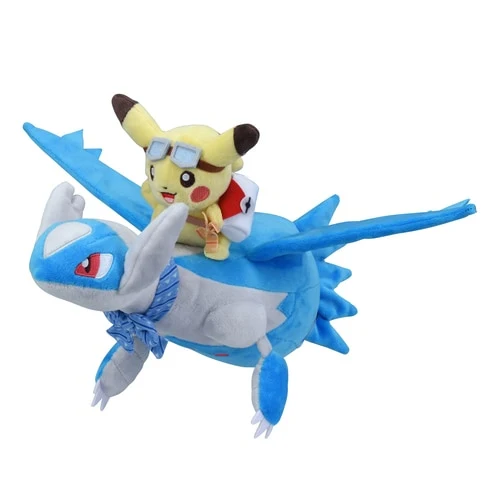 Peluche Pikachu & Latios / Latias Peluche Pokémon (env. 25cm)