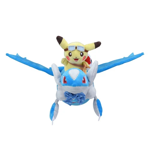 Peluche Pikachu & Latios / Latias Peluche Pokémon (env. 25cm)