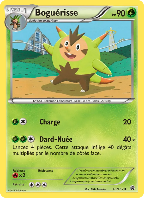 Boguérisse 10/162 — XY8 – Impulsion Turbo — Carte Pokémon française