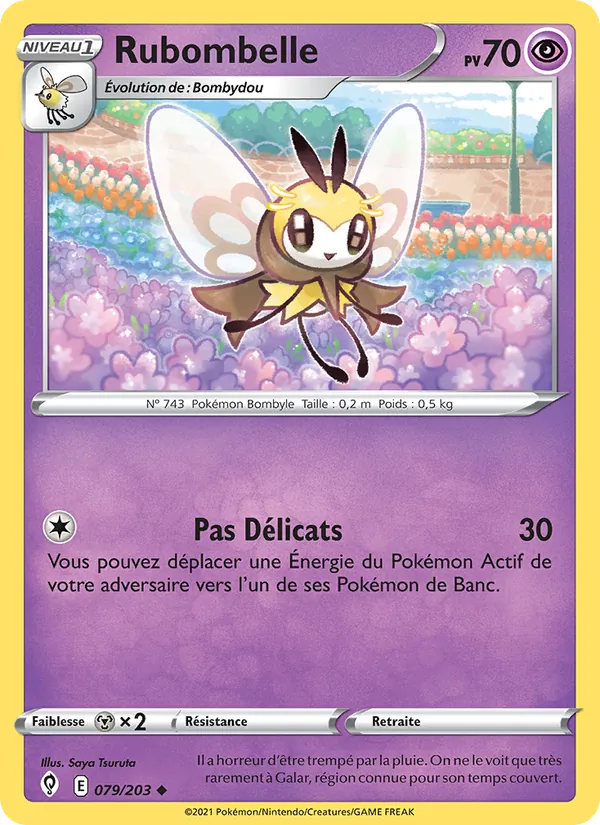 Rubombelle 79/203 — EB07 - Evolution Céleste — Carte Pokémon française