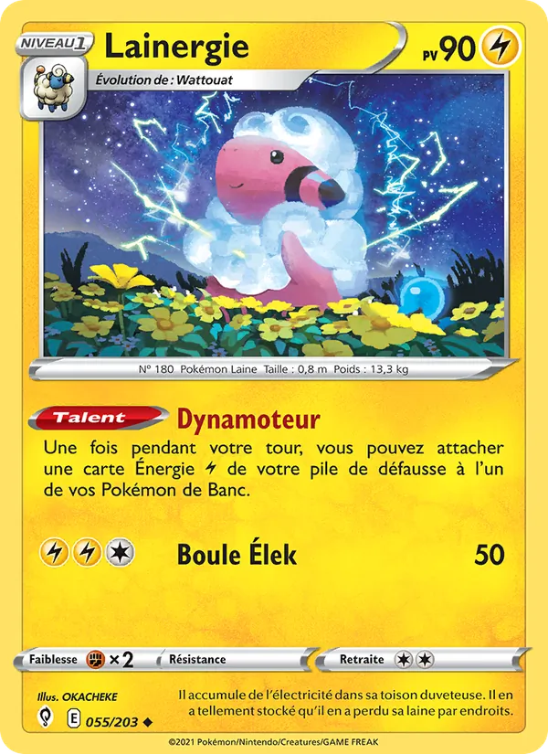 Lainergie 55/203 — EB07 - Evolution Céleste — Carte Pokémon française
