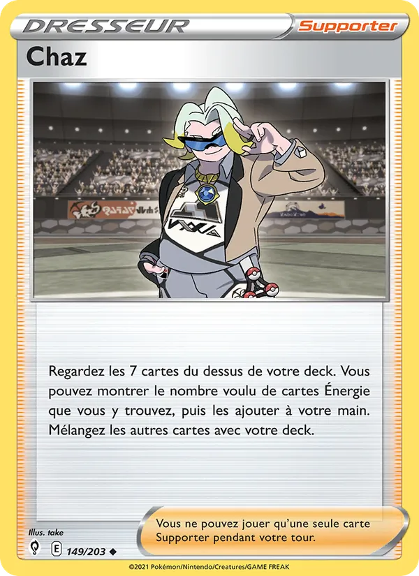 Chaz 149/203 — EB07 - Evolution Céleste — Carte Pokémon française