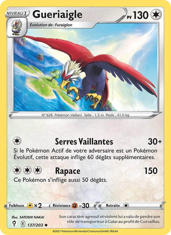 Gueriaigle 137/203 — EB07 - Evolution Céleste — Carte Pokémon française