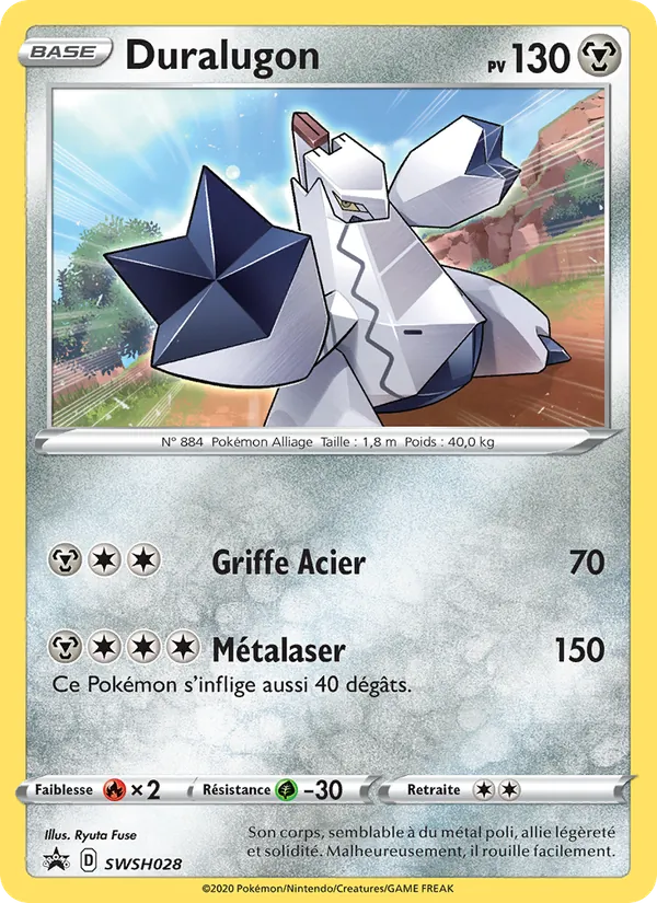Duralugon SWSH028/307 — SWSHP – Promo SWSH — Carte Pokémon française