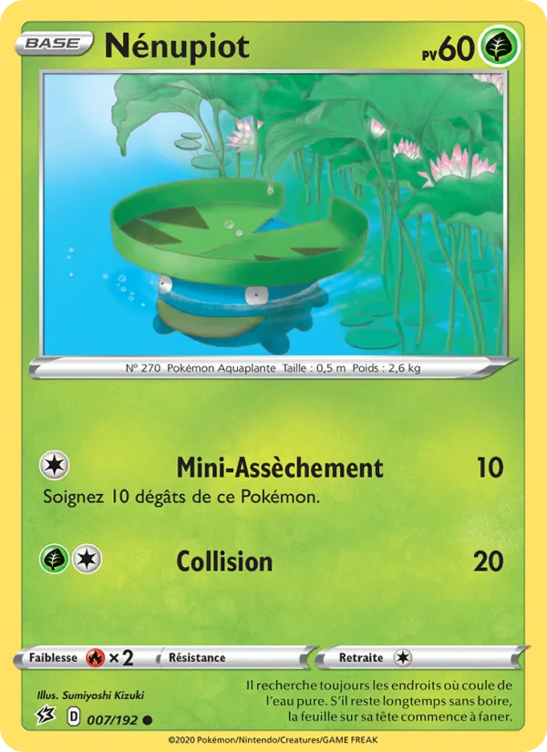Nénupiot 7/192 — EB02 – Clash des Rebelles — Carte Pokémon française
