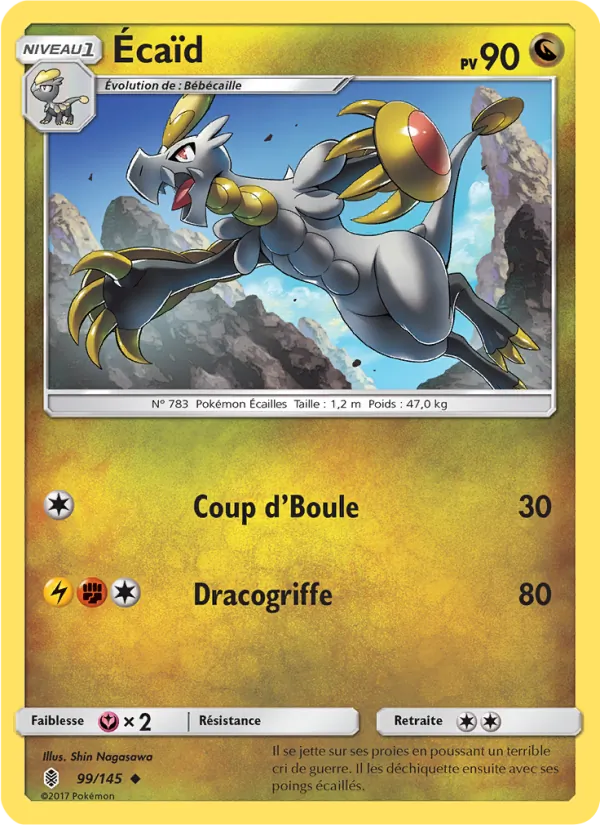 Écaïd 99/145 — SL2 – Gardiens Ascendants — Carte Pokémon française