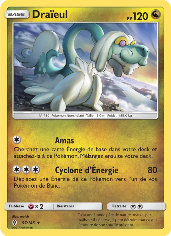 Draïeul 97/145 — SL2 – Gardiens Ascendants — Carte Pokémon française