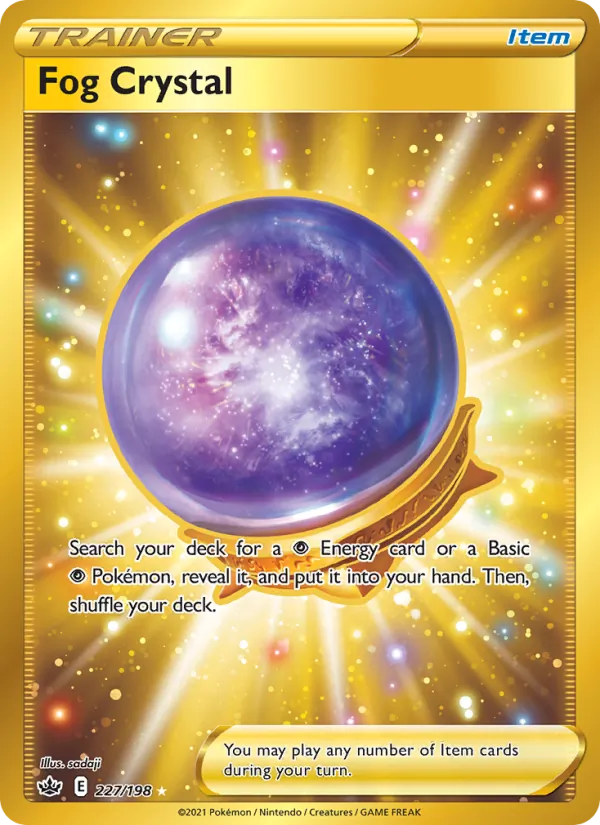 Boule de Cristal Brume 227/198 — SWSH6 – Chilling Reign — Carte Pokémon anglaise