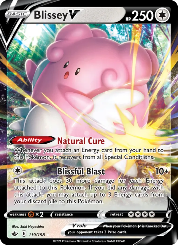 Leuphorie V 119/198 — SWSH6 – Chilling Reign — Carte Pokémon anglaise