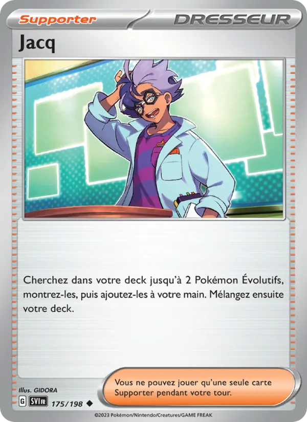 Jacq 175/198 — EV01 – Écarlate et Violet — Carte Pokémon française