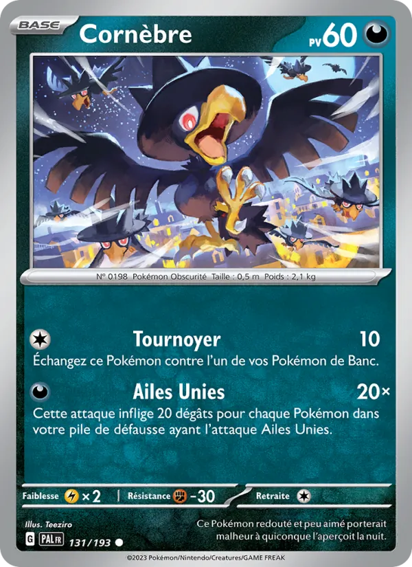Cornèbre 131/193 — EV02 – Évolutions à Paldea — Carte Pokémon française