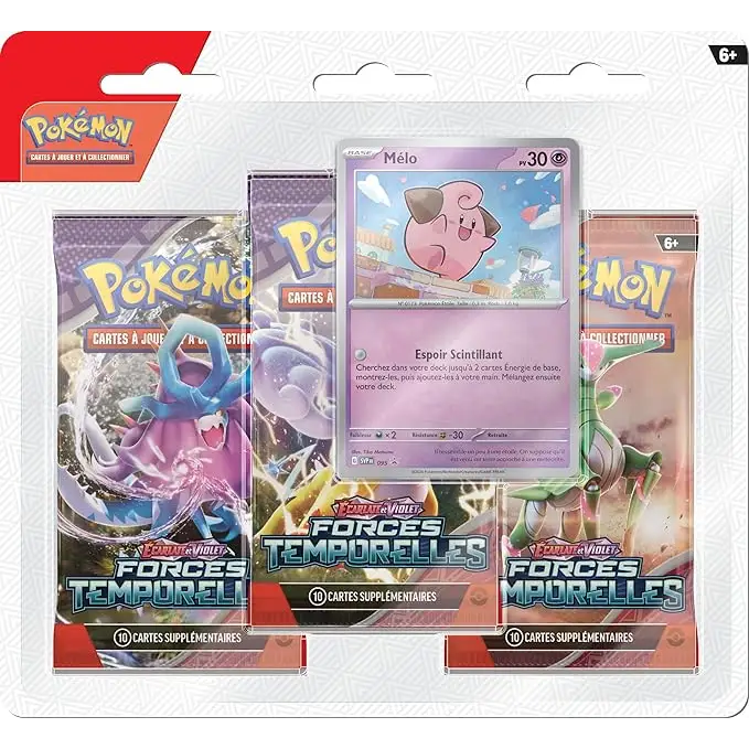 Tripack Pokémon EV05 - Forces Temporelles - FR